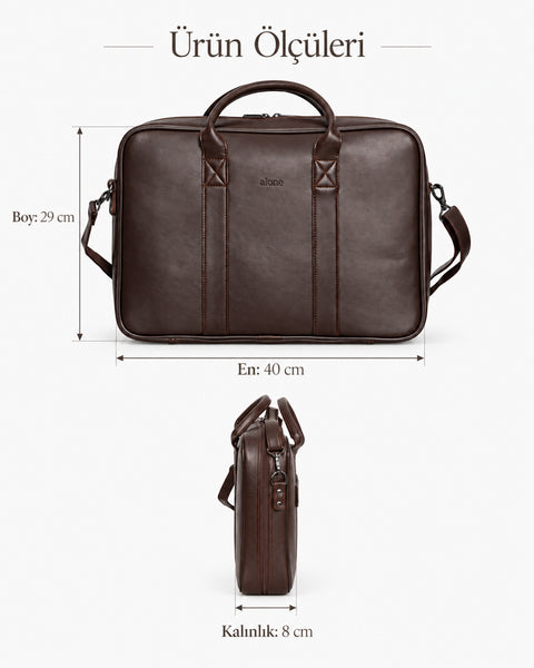 ALONE 1003 çanta ölçüleri: yükseklik 29 cm, genişlik 40 cm, derinlik 8 cm