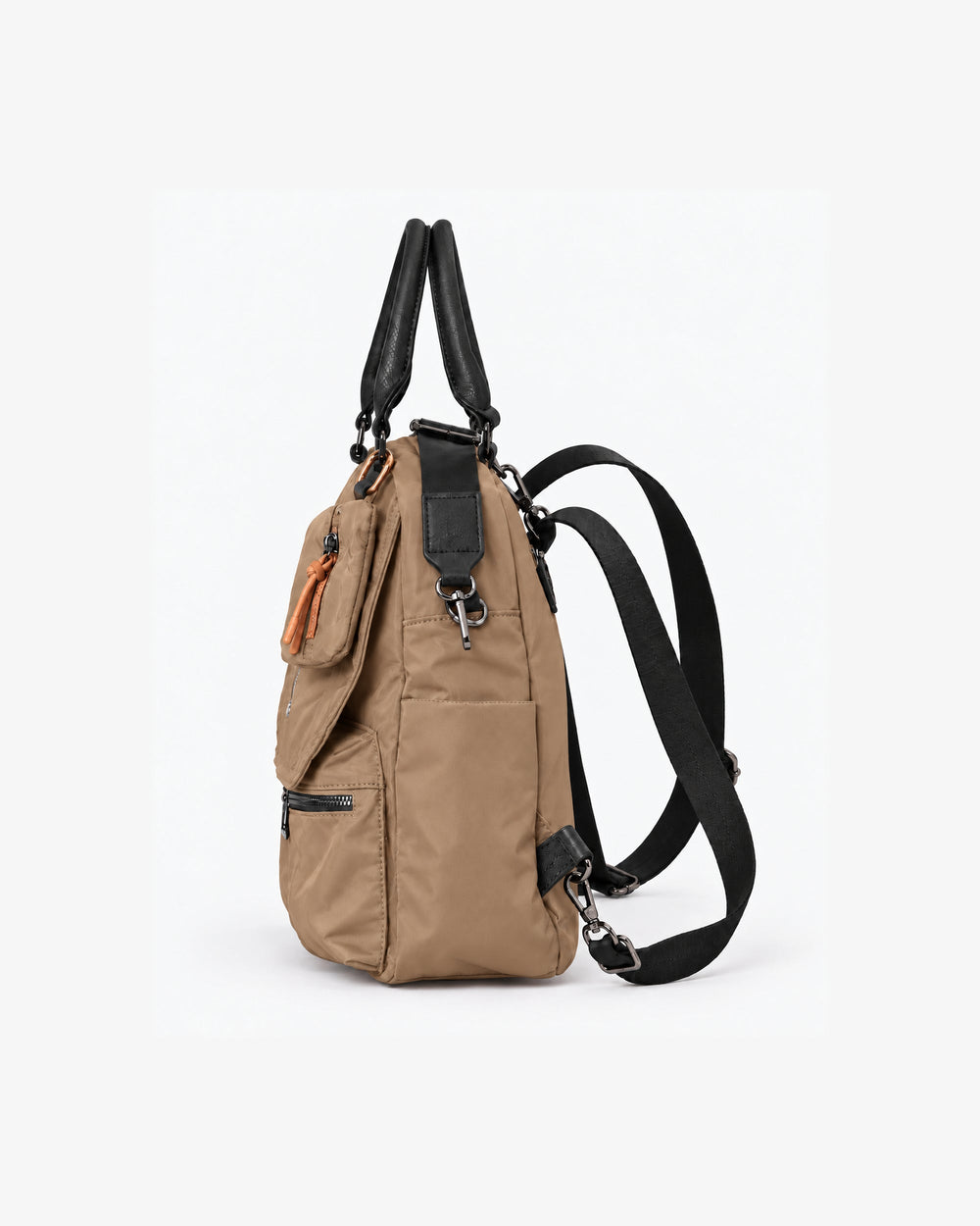 Alone 776018 bej kadın çantası yan görünüm, sırt askıları