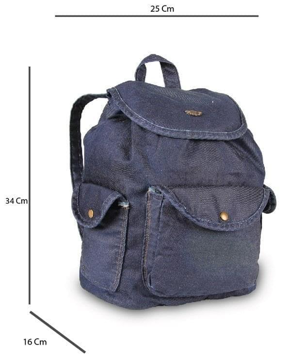 Denim Sırt Çantası Kadın Yeşil | Alone 5117 - alonebag