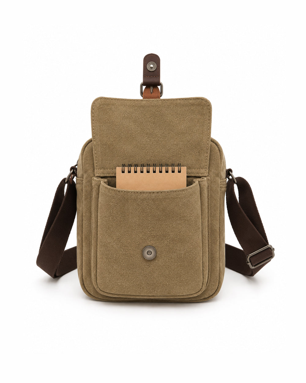 Alone Canvas Crossbody -Bej 5048