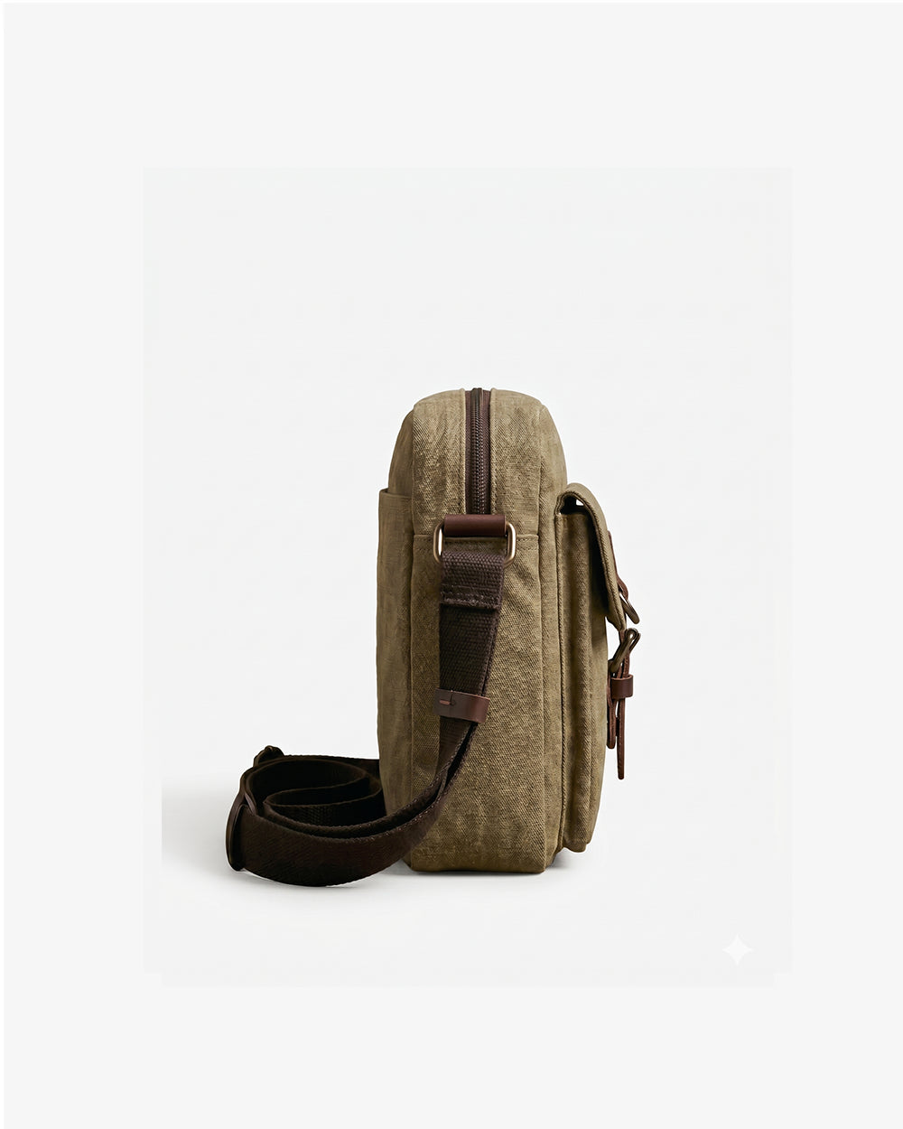 Alone Canvas Crossbody -Bej 5048