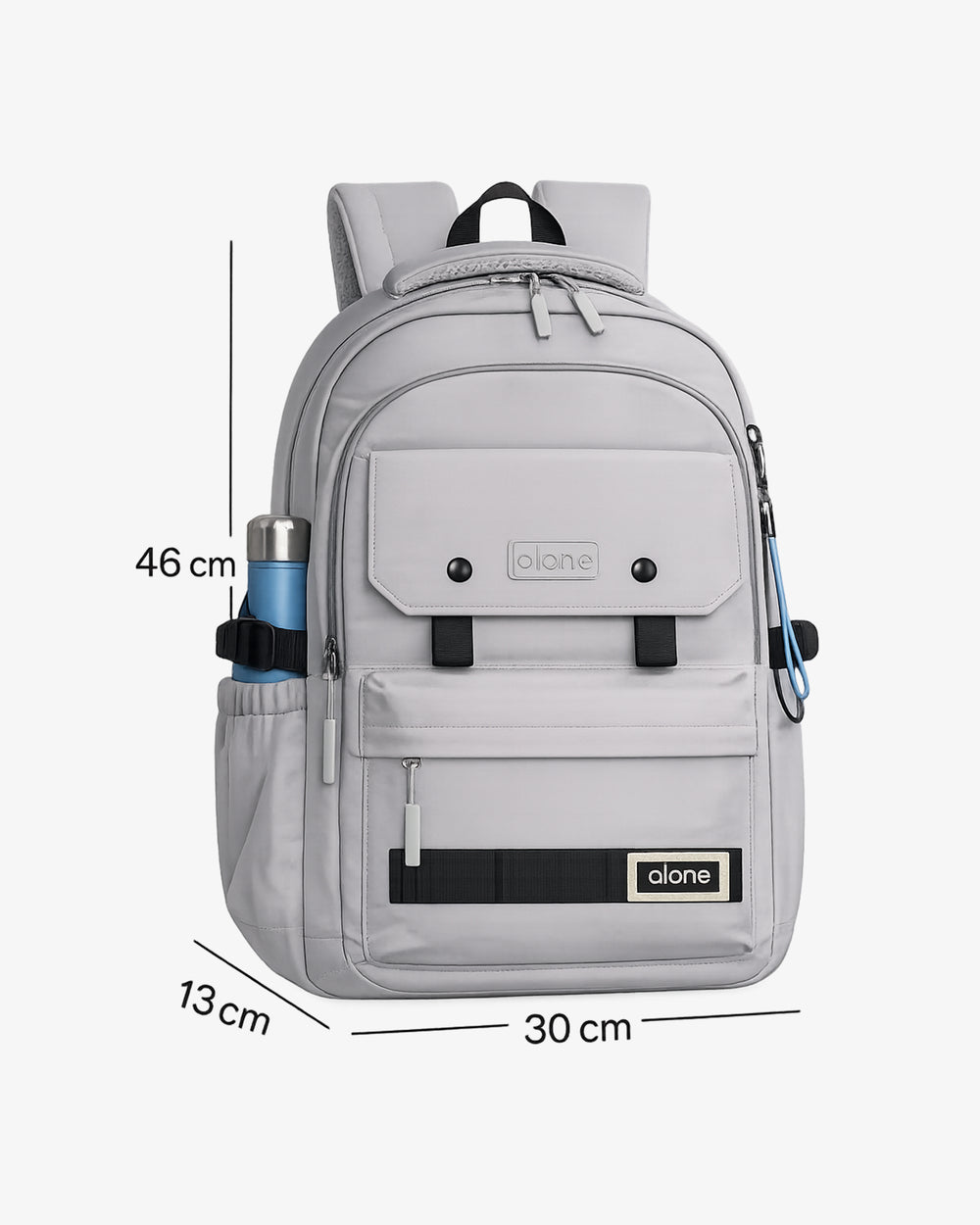 Alone Laptop Bölmeli Sırt Çantası - 77213  Gri