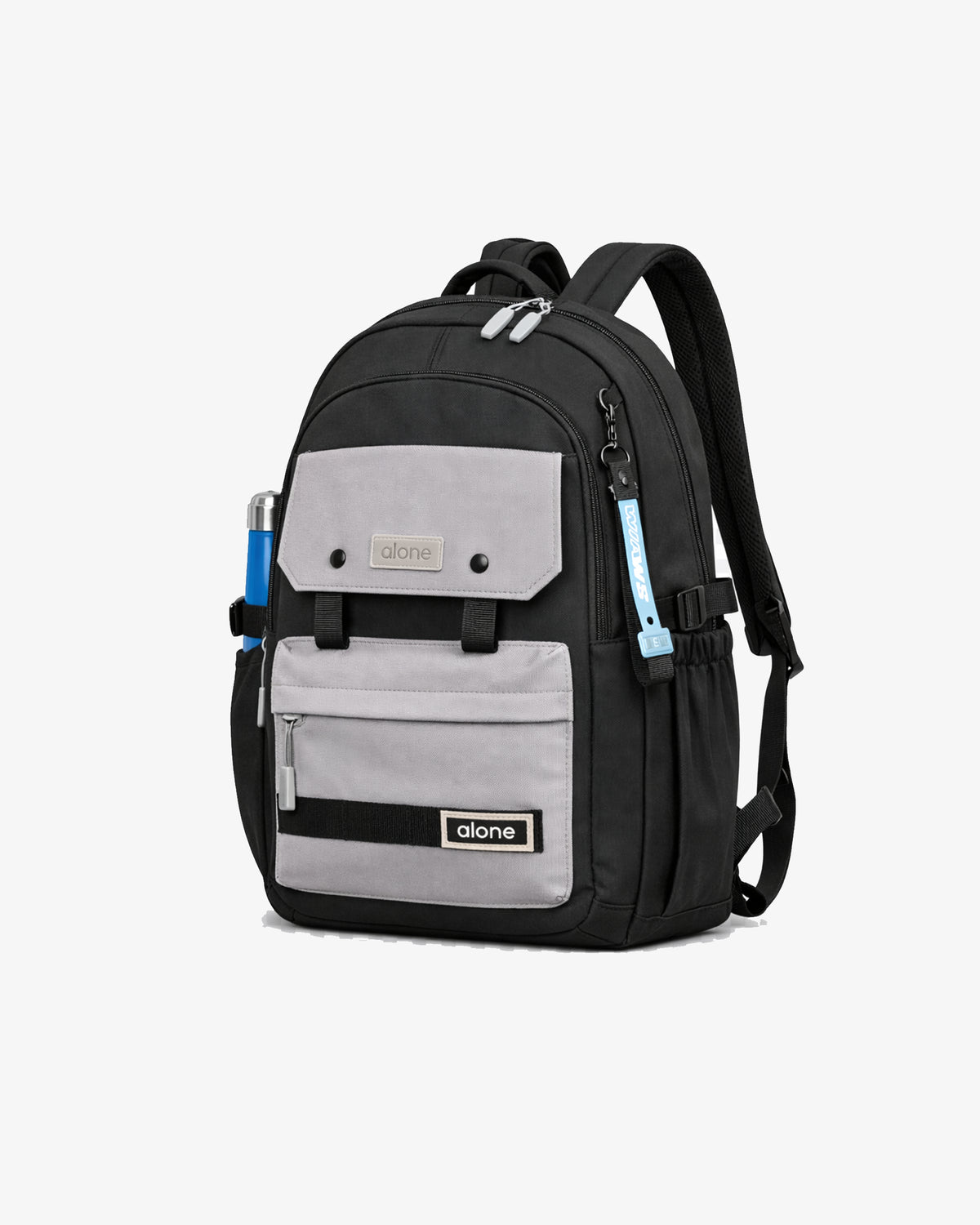 Alone Laptop Bölmeli Sırt Çantası 77213 Siyah-Gri - görüntü 5