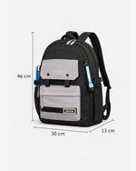 Alone Laptop Bölmeli Sırt Çantası - 77213  Siyah-Gri