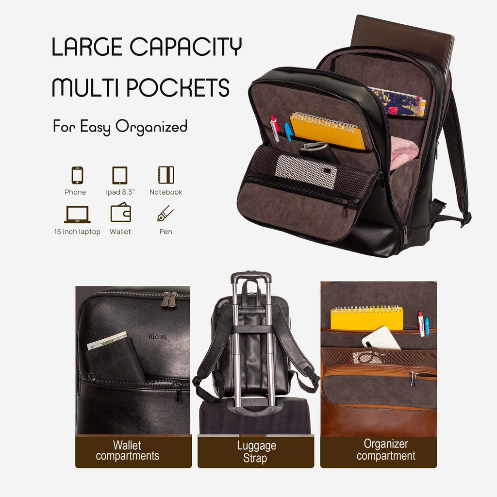 Alone Laptop Sırt Çantası | 1027 Siyah - alonebag