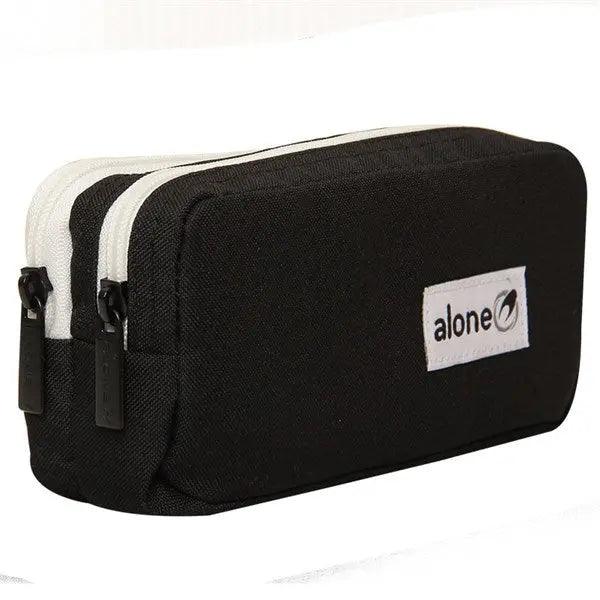 Yeşil siyah kalem çantası|310 Siyah/yeşil - alonebag