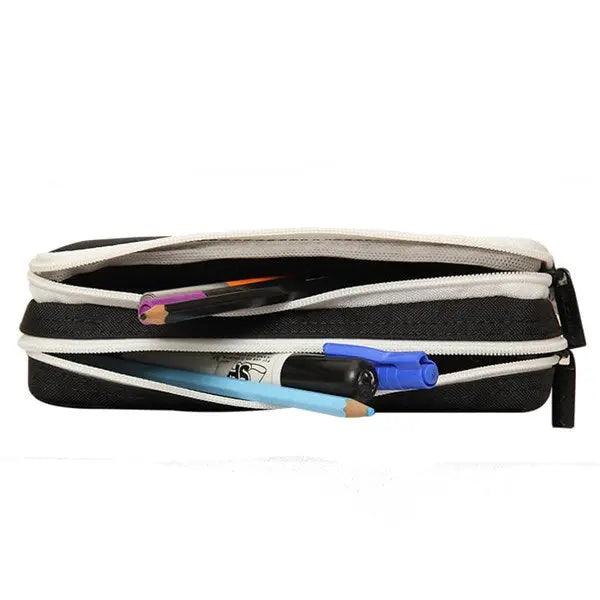 Yeşil siyah kalem çantası|310 Siyah/yeşil - alonebag